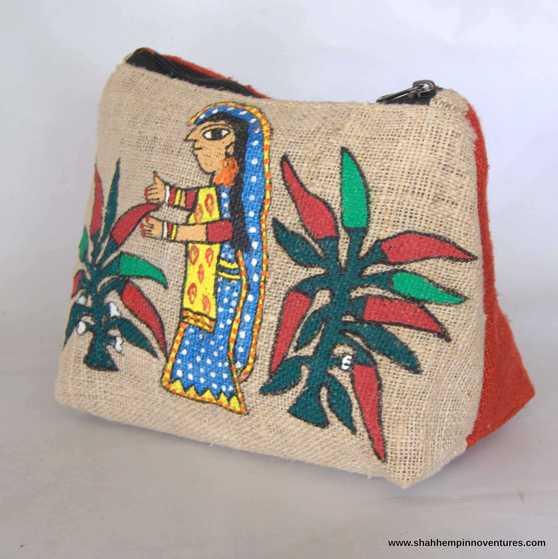 hemp cosmetics pouch