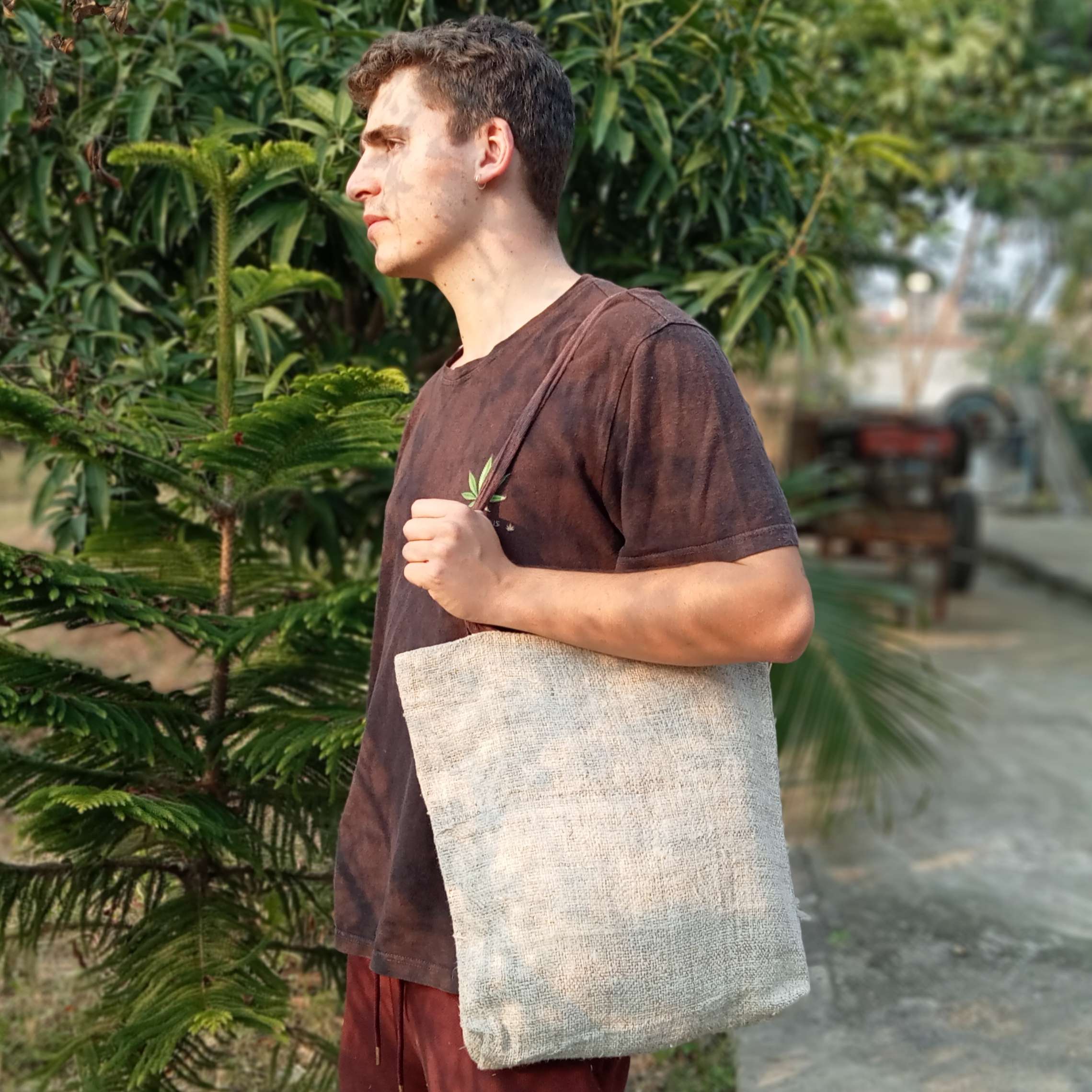 hemp shopping bag