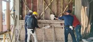 Casting monolithic Hempcrete by Shah Hemp