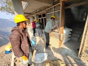 Wooden Skeleton for Hempcrete Installation