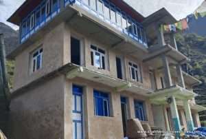 Hempcrete Insulated and Lime Plaster, Tibet Guest House, Langtang