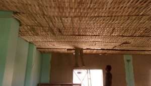 Hempcrete False Roof casted