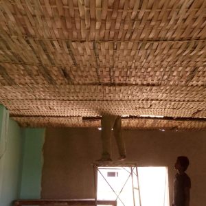 Hempcrete False Roof casted