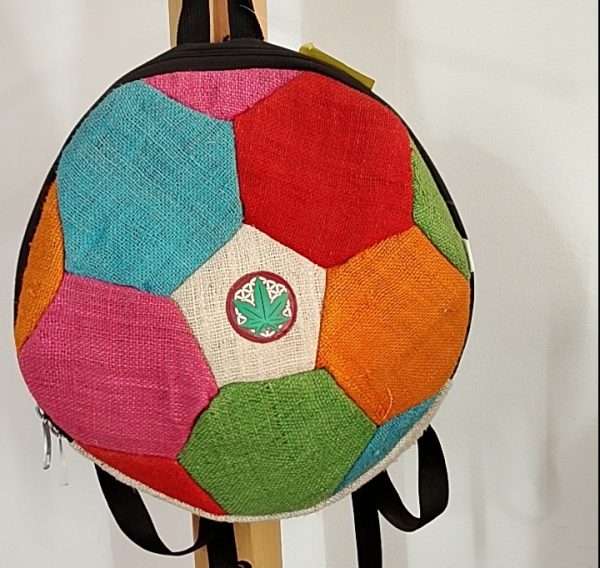 Football hemp backpack