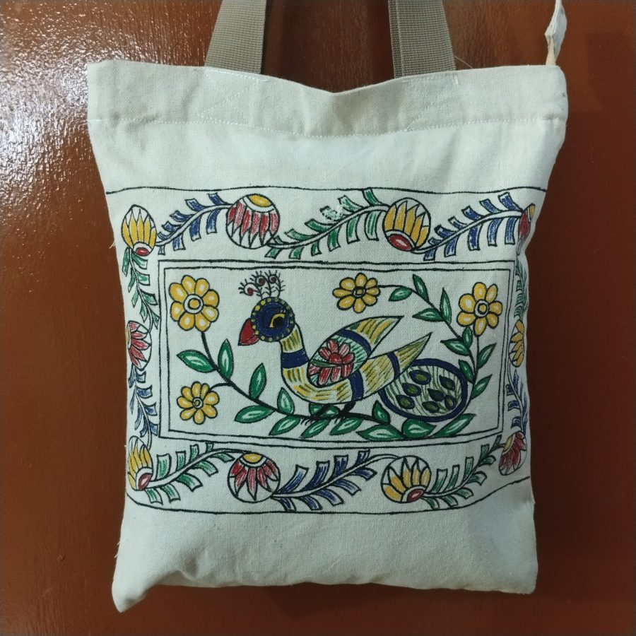Mithila Painted Tote Bag